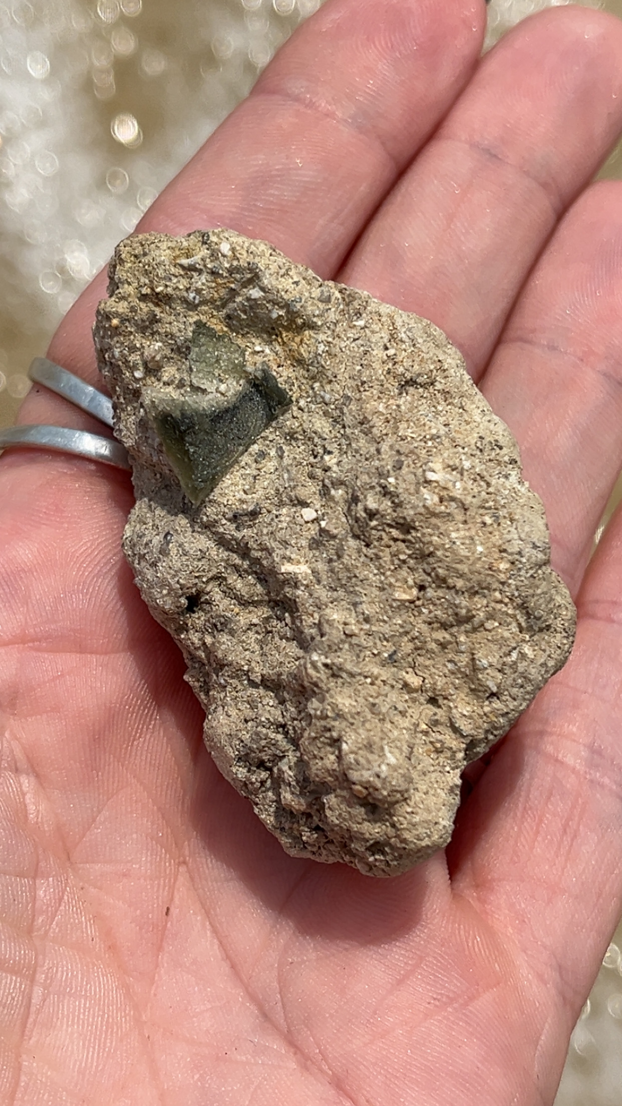 Moldavite -in-Matrix